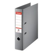ESSELTE NO. 1 POWER LEVER ARCH FILE PP SLOTTED 75MM SPINE A4 GREY REF 811380 [PACK OF 10 FILES] image