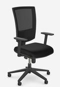 O. FLASH HIGH MESH BACK OPERATORS CHAIR WITH ADJUSTABLE ARMS - BLACK image