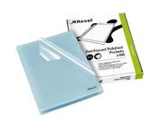 REXEL CUT FLUSH FOLDER POLYPROPYLENE A4 CLEAR (PACK OF 100) 12215 image