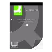 Q-CONNECT NARROW FEINT RULED HEADBOUND REFILL PAD 160 PAGES A4 (PACK OF 10) KF02229