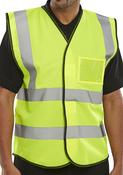 BEESWIFT HI VIZ ID VEST EN20471 SATURN YELLOW XS (PACK OF 1)