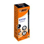 BIC CRISTAL BALLPOINT PENS ULTRA FINE 0.7MM BLACK (PACK OF 20) 992603