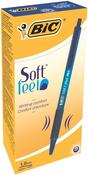 BIC SOFTFEEL CLIC RETRACTABLE BALLPOINT PEN BLUE (PACK OF 12) 837398