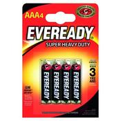 EVEREADY SUPER HEAVY DUTY AAA BATTERIES (PACK OF 4) RO3B4UP