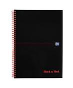 BLACK N' RED WIREBOUND NOTEBOOK 100 PAGES A4 (PACK OF 10) 846350152