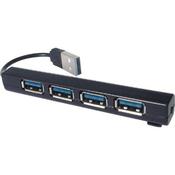 CONNEKT GEAR USB V3 4 PORT CABLE HUB BUS POWER ED 25-0058
