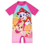 Paw Patrol Pink Short Sleeve UV50 Swimsuit - Children &amp; Baby Clothes Store Ireland image