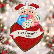 New Parents Personalised Ornament (1408)