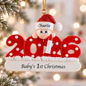 2026 Baby - Red Christmas Ornament