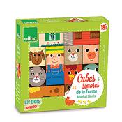Vilac Wooden Farm Musical &amp; Sound Blocks – 11 Piece Set