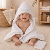 Cherish- Hooded Bath Towel &amp; Mitt