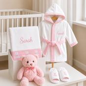 Baby Spa Personalised Gift Hamper - Pink image