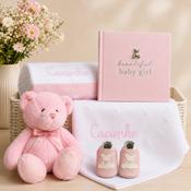 Teddy &amp; Me Baby Gift Hamper - Pink image