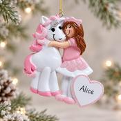 A Princess &amp; Her Unicorn Ornament (1665)