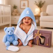 Mother &amp; Baby Gift Hamper - Pink, Blue or White image