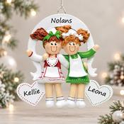 Friends/Sisters 2 Christmas Ornament - 826