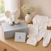 Newborn Organic Elephant Gift Set