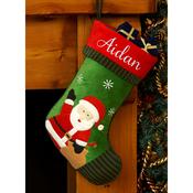 Personalised Christmas Stocking- Santa Design image