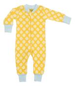 Clover Zip Sleepsuit - Apricot image