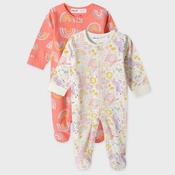 Sleepsuit Set (2 Sleepsuits) -Rainbow image
