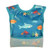 Wipeezee Bib - Turquoise Sea Creatures image