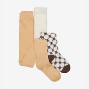 Baby Tights Set - Retro Cocoa Brown image