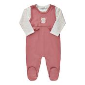 FIXONI Dusty Rose Owl Romper and Bodysuit Gift Set image