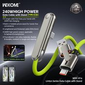 WEKOME 240W 1.2M USB-C+USB-A-USB-C