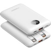 Veger 10000 mah Powerbank with built-in USB-C/Lightning cables image