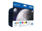 SBRO0454 BROTHER LC1000VALBP INK (4PK) image