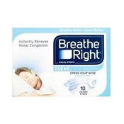 Breathe Right Clear Nasal Strips med/ large 10 Pack image