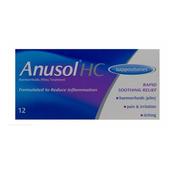 ANUSOL HC SUPPOSITORIES 12S image