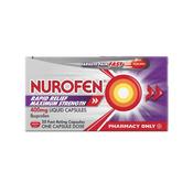 NUROFEN RAPID RELIEF MAXIMUM STRENGTH 400MG (20S) image