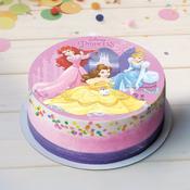 Edible 8" (20cm) Princess Cake Disc Style 2