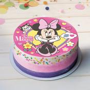 Edible 8" (20cm)Minnie Mouse Cake Disc