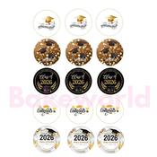 Graduation Edible Cupcake Toppers 15 x 2"