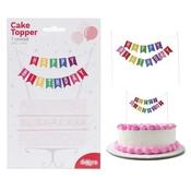 Happy Birthday Flag Topper