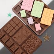 Silicone Mould Chocolate Bars Mixed