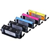 5 x Canon Compatible Edible Ink Cartridges CLI580 / PGI581 (FULL)