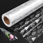 Food Safe Cellophane Roll Christmas Tree - 80cm x 30m