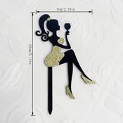 Cake Topper - Elegant Lady image