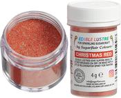 Sugarflair - Edible Lustre - Christmas Red - 4g E171 Free