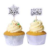 PME Christmas Cupcake &amp; Topper Set of 24 - Let It Snow