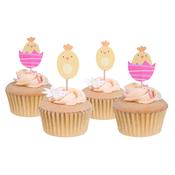 PME Easter Cupcake Toppers - Chicks, Set of 24