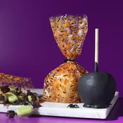 PME Halloween 20 Plastic Treat Bags - Pumpkin Party
