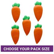 Carrot Sugar Decorations 25mm