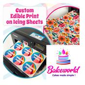Custom Edible Printing - On Icing Sheet image