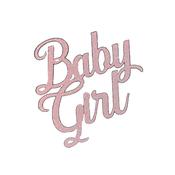 Cake Topper - Baby Girl Choose Your Colour image