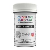 Sugarflair Matt Paint – Matt White 20g