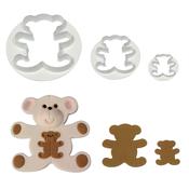 PME Cutters - Teddy Bear Set of 3